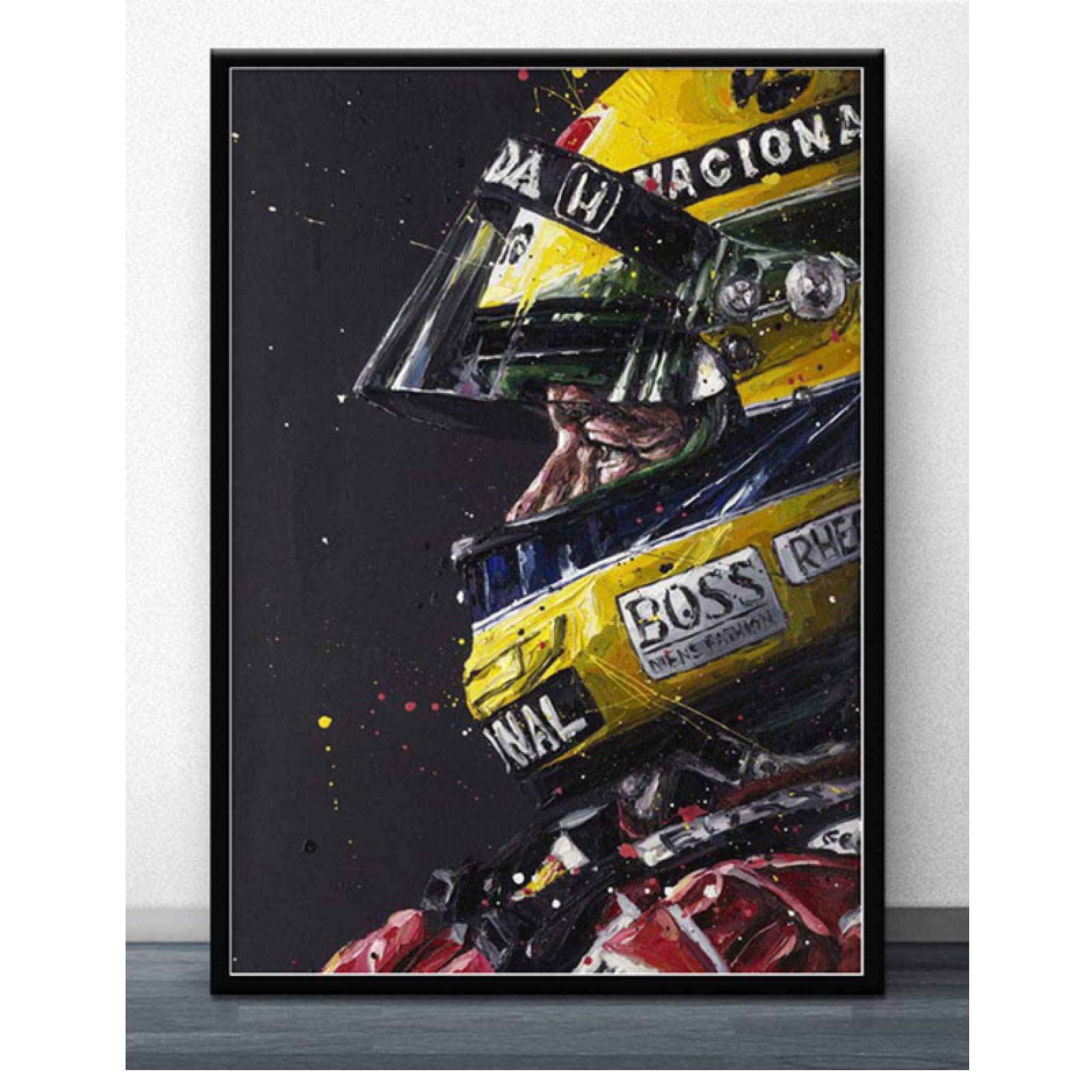 Amazon.co.jp: BGGGTD ポスター アイルトンセナF1フォーミュラ